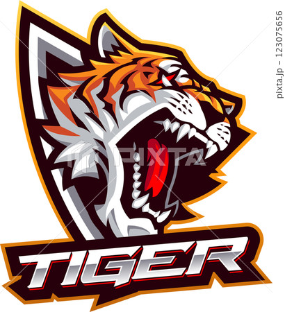 Tiger head esport mascot Tiger head esport mascot 123075656