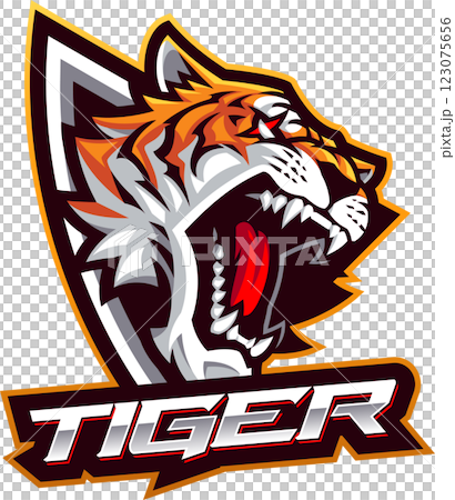 Tiger head esport mascot Tiger head esport mascot 123075656