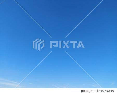 雲のない青空 雲のない青空 123075849