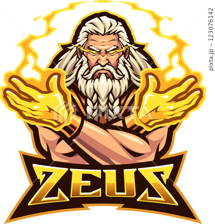 Zeus esport mascot Zeus esport mascot 123076142