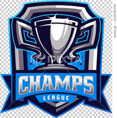 Champs league esport mascot 123076144