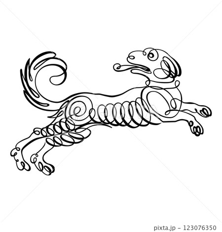 Vintage forged dog classic calligraphic retro vignette ornamental design elements black set isolated vector Vintage forged dog classic calligraphic retro vignette ornamental design elements black set isolated vector 123076350