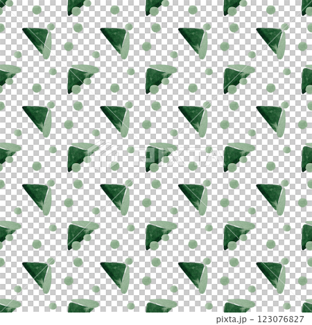 Green strokes, shapes. Seamless abstract pattern for your design 123076827