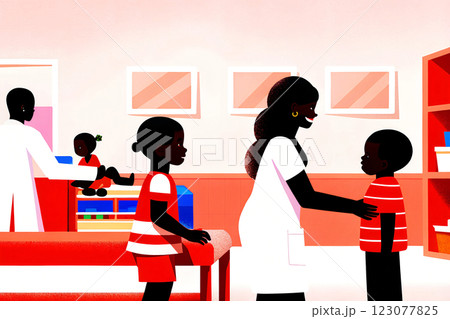 Children Engaging and Interacting Positively in a Bright, Dynamic Educational Setting Children Engaging and Interacting Positively in a Bright, Dynamic Educational Setting 123077825