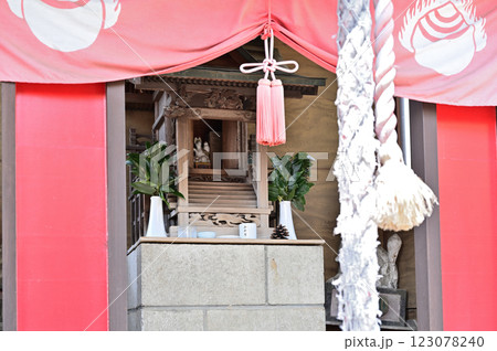 中山道高崎宿散歩：得利稲荷神社　高崎市並榎町 123078240