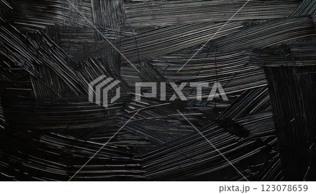 《AI画像》黒いペンキの背景素材 123078659