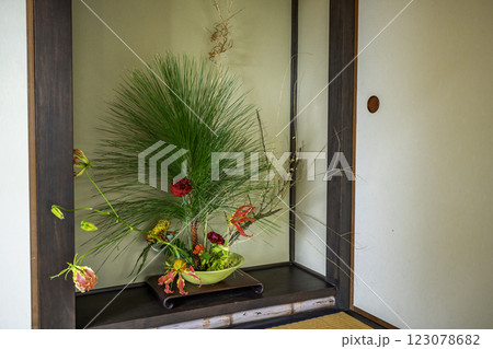 山口　十朋亭維新館　萬代家主屋　床の間　山口県山口市 123078682
