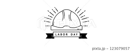 Labor Day Construction Helmet Icon. 123079057