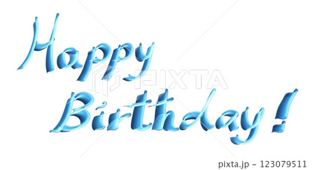 Happy Birthday の文字 Happy Birthday の文字 123079511