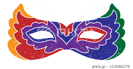 carnival mask on white background carnival mask on white background 123080179