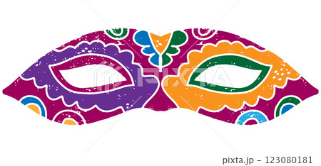 carnival mask isolated on white background carnival mask isolated on white background 123080181