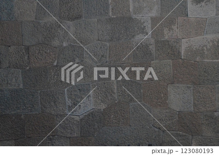 石川門の石垣（金沢城公園／石川県金沢市丸の内） 123080193