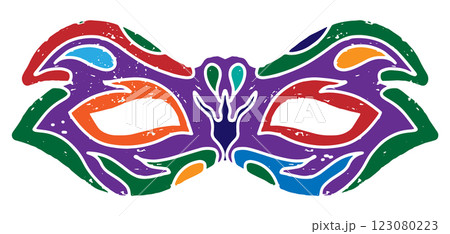 carnival mask on white background carnival mask on white background 123080223