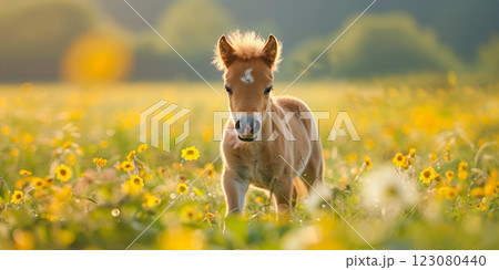 Foal, horse, veterinary, ranch, farm 123080440