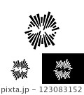 Sound waves vector illustration design template 123083152