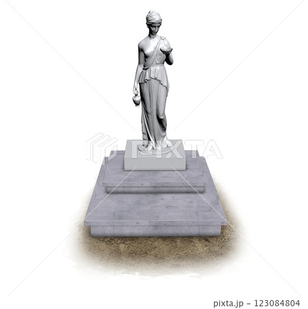 altar monument, 3d visualization, illustration 123084804