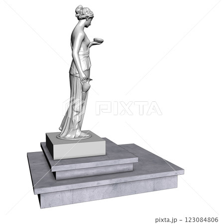 altar monument, 3d visualization, illustration 123084806