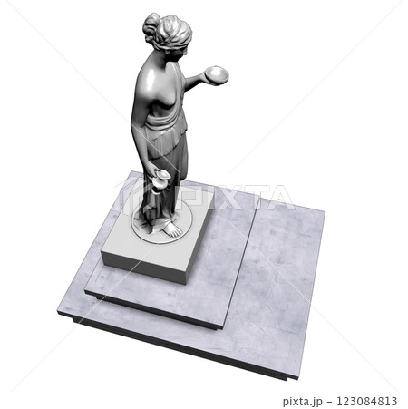 altar monument, 3d visualization, illustration 123084813