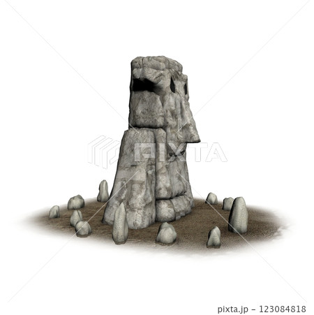 altar monument, 3d visualization, illustration 123084818