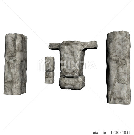 altar monument, 3d visualization, illustration 123084831