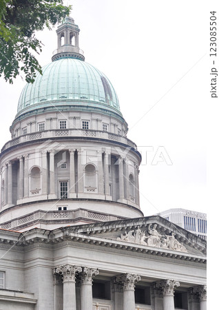 The National Gallery building in Singapore. The National Gallery building in Singapore. 123085504