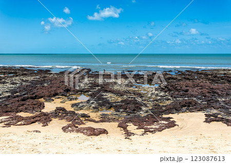 Praia da Volta da Jurema beach, Praia do Nautico, Fortaleza, Ceara State, Brazil. Praia da Volta da Jurema beach, Praia do Nautico, Fortaleza, Ceara State, Brazil. 123087613