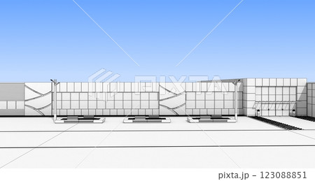 3d render exterior mall, exterior visualization, 3D illustration 3d render exterior mall, exterior visualization, 3D illustration 123088851
