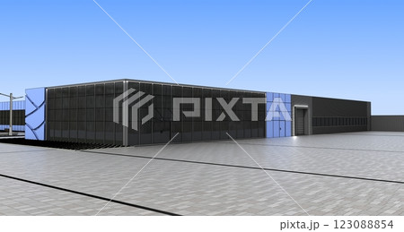 3d render exterior mall, exterior visualization, 3D illustration 3d render exterior mall, exterior visualization, 3D illustration 123088854