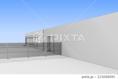 3d render exterior mall, exterior visualization, 3D illustration 3d render exterior mall, exterior visualization, 3D illustration 123088895