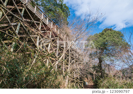 大阪府民の森ほしだ園地風景 かわぞいの路 交野市 大阪府民の森ほしだ園地風景 かわぞいの路 交野市 123090797