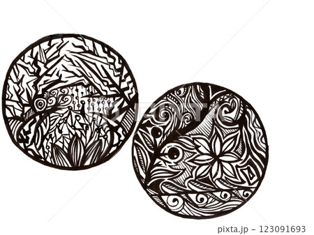 サークルインスピレーション（大） 123091693