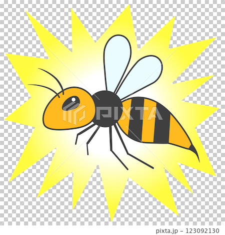 スズメバチのイラスト スズメバチのイラスト 123092130