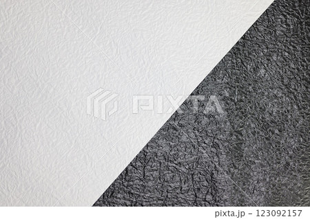紙の背景_白と黒 123092157