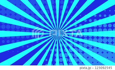 abstract background with blue sunburst decoration 123092545