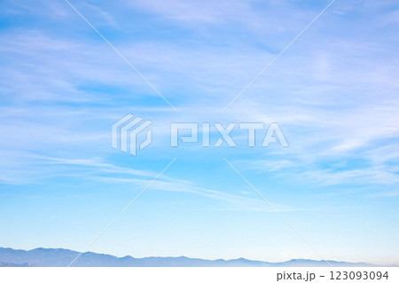 青い空と白い雲 青い空と白い雲 123093094