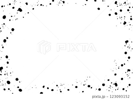 イラスト素材: 飛び散るインク、しぶきの背景素材 ベクター 123093152