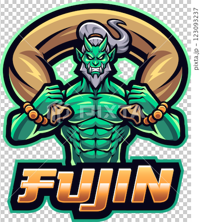 Fujin esport mascot 123093237