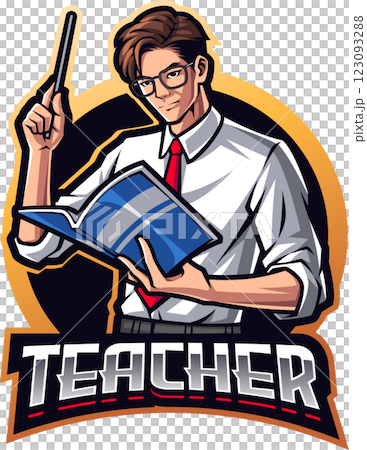 Teacher esport mascot 123093288