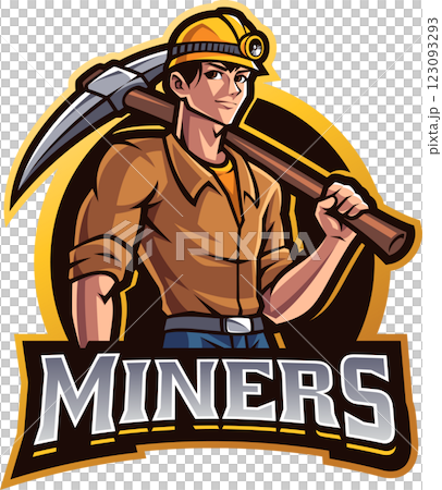 Miners esport mascot 123093293