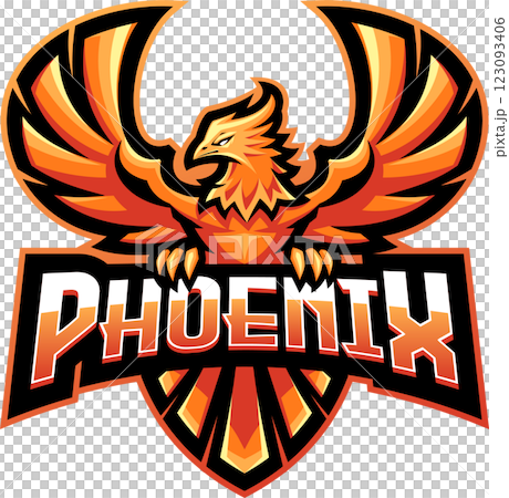 Phoenix mascot logo Phoenix mascot logo 123093406