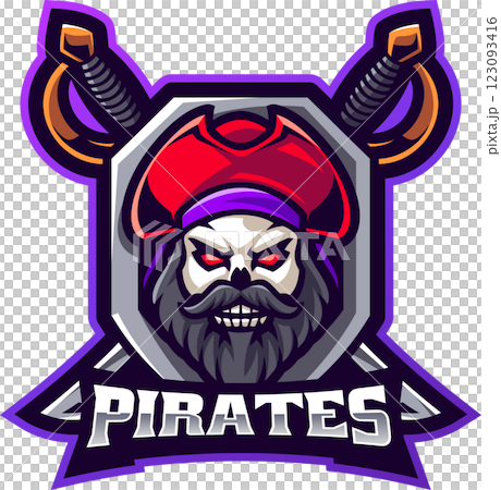 Pirates mascot gaming Pirates mascot gaming 123093416