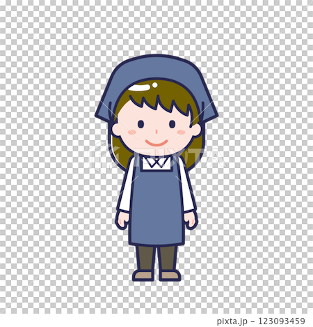Cleaning staff/female 09 Cleaning staff/female 09 123093459