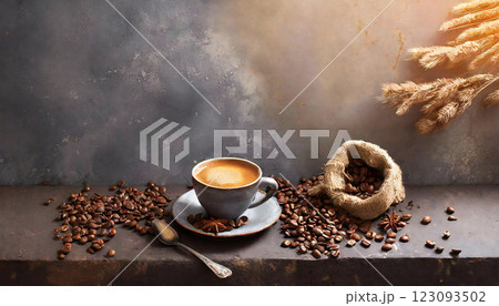 コーヒー 珈琲 イメージ コーヒー 珈琲 イメージ 123093502