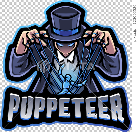 Puppeteer esport mascot logo design Puppeteer esport mascot logo design 123093526