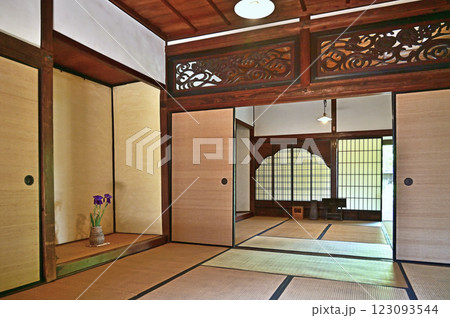 中山道板鼻宿散歩:上豊岡の茶屋本陣 次の間 上段の間 高崎市上豊岡町 中山道板鼻宿散歩:上豊岡の茶屋本陣 次の間 上段の間 高崎市上豊岡町 123093544