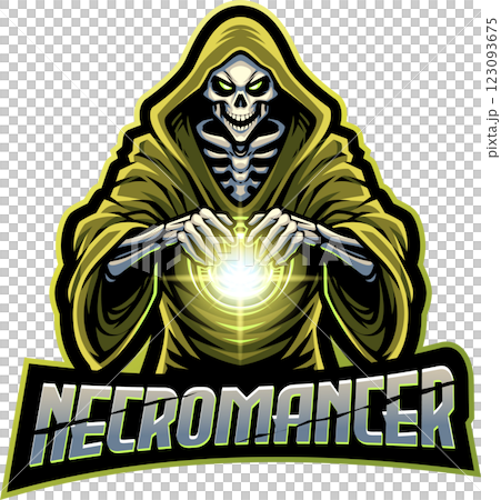Necromancer esport mascot Necromancer esport mascot 123093675
