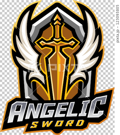 Angelic sword esport mascot Angelic sword esport mascot 123093805