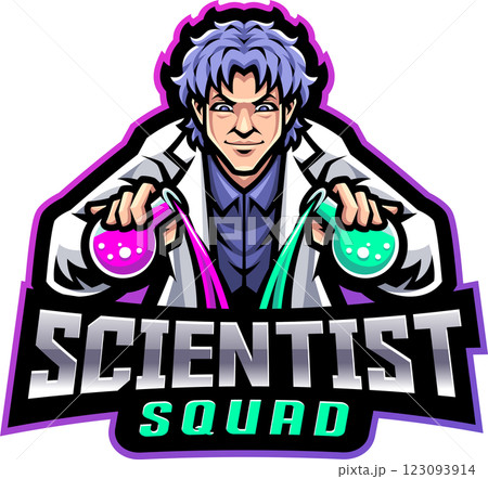 Scientist squad mascot 123093914