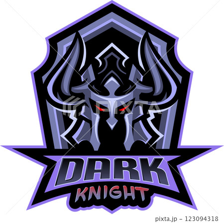 Dark knight esport mascot 123094318
