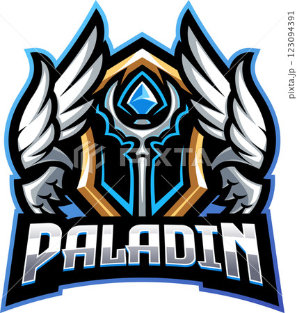 Paladin esport mascot Paladin esport mascot 123094391